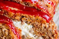 Cream Cheese–Stuffed Meatloaf Recipe with Savory Filling