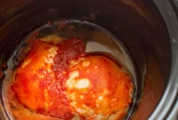 Shredded Buffalo Chicken Slow Cooker Recipe for Sandwiches