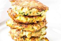 Crispy Zucchini and Feta Fritters Recipe