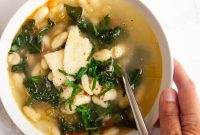 Hearty Tuscan White Bean Soup with Kale and Rosemary