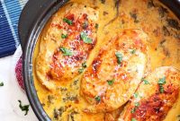 Lemon Butter Chicken Recipe with Creamy Garlic Sauce