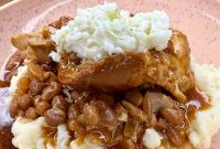 Sticky BBQ Chicken with Maple Baked Beans
