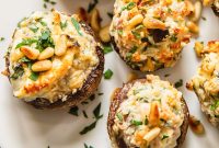 Cream Cheese and Prosciutto Stuffed Mushrooms Recipe