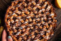 Bourbon-Drizzled Drunken Apple Pie Recipe