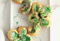 St. Patrick’s Day Cinnamon Rolls with Irish Cream Glaze