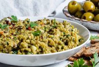 Green Olive Tapenade Recipe for Bruscetta & Appetizers