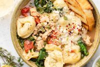 Creamy Tortellini and Spinach Soup Recipe
