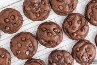 Chewy Double Chocolate Chip Cookies Recipe