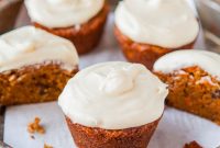 Carrot Cake Cupcakes with Vanilla Cream Cheese Frosting Recipe