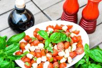 Caprese Salad: Fresh Tomato, Mozzarella & Basil Recipe