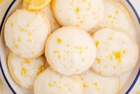 Lemon Buttermilk Cookies Recipe with Zesty Glaze
