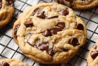 Salted Brown Butter Chocolate Chip Cookies — Bakery-Style, No Mixer