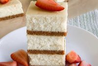 Creamy No-Bake Cheesecake Bars You Can Make Tonight