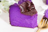 Ube Basque Burnt Cheesecake Recipe: Creamy Filipino Dessert