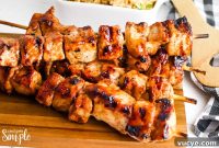 Asian-Glazed Grilled Pork Kabobs with Sticky Soy Marinade
