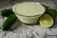 Coconut Lime Jalapeño Salad Dressing Recipe
