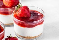 Mini No-Bake Strawberry Cheesecakes (Individual Portions)