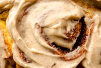 Pumpkin Cinnamon Rolls with Cream Cheese Glaze