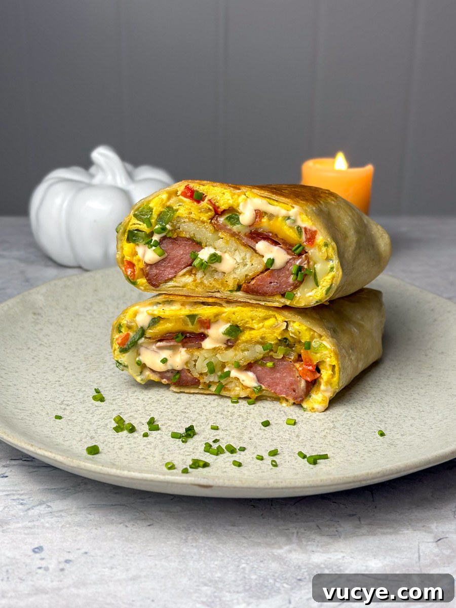 breakfast burritos meal prep
