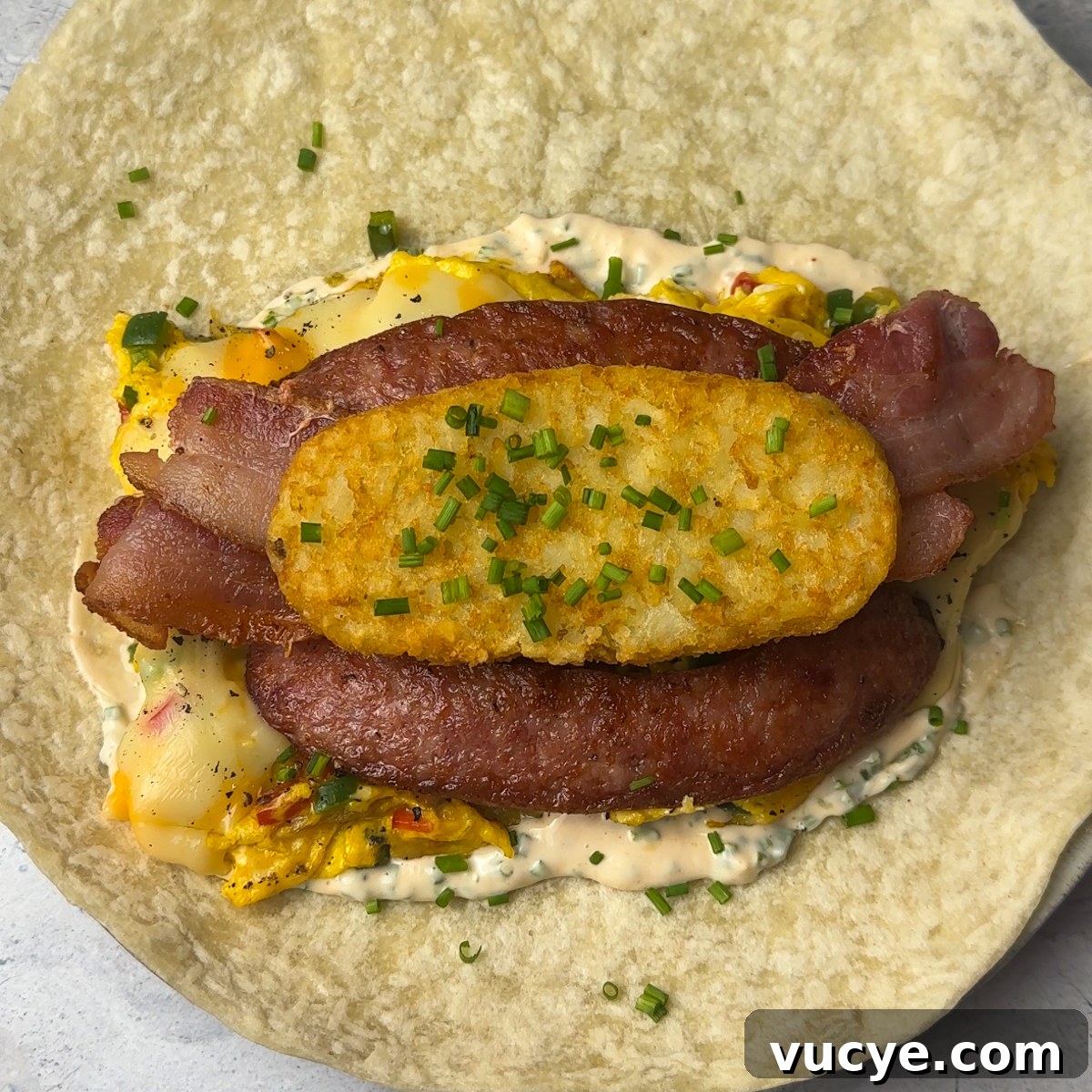 Assemble the burrito