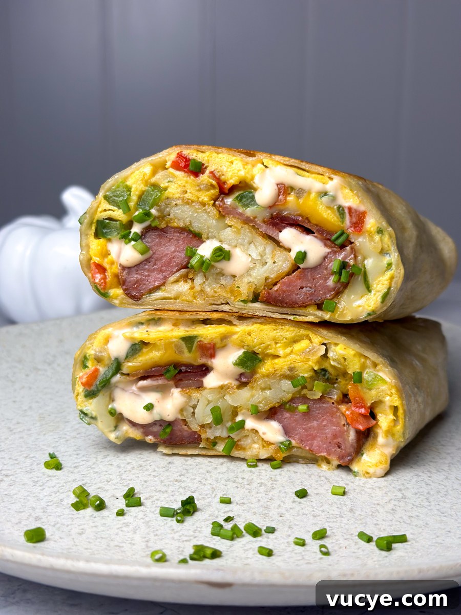 breakfast burritos meal prep