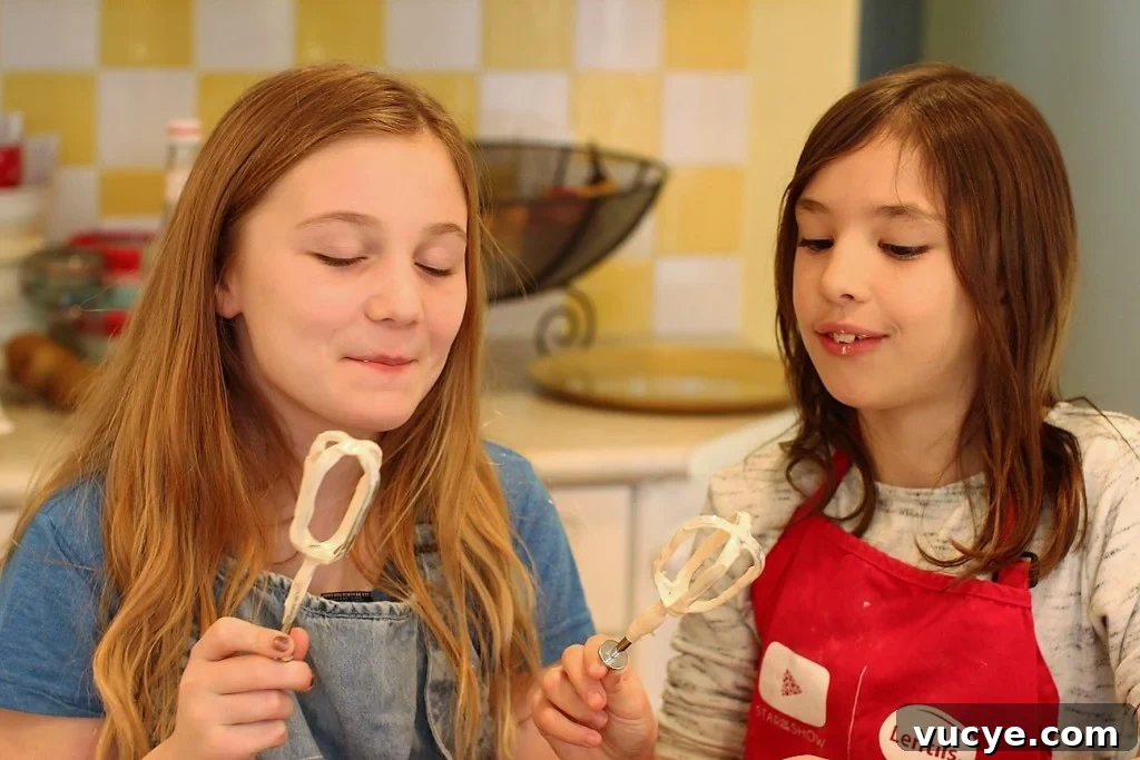 Seven-Minute Frosting Recipe Kids Can Make for Birthday Cakes 12 enjoying the seven minute frosting