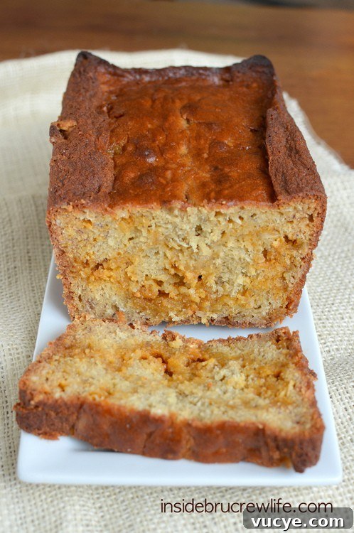 Coconut Butterscotch Banana Bread - coconut and butterscotch adds a fun twist to the classic banana bread