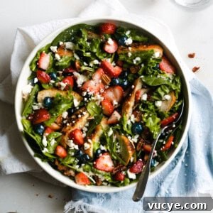 Strawberry Chicken Salad with Bacon and Poppy Seed Dressing 9 img 10582 8