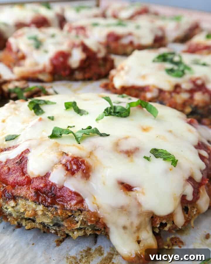 Crispy Baked Eggplant Parmesan (No-Fry, Simple Recipe) 2 Crispy Eggplant Parmesan {No-Fry, Baked, Easy Recipe}