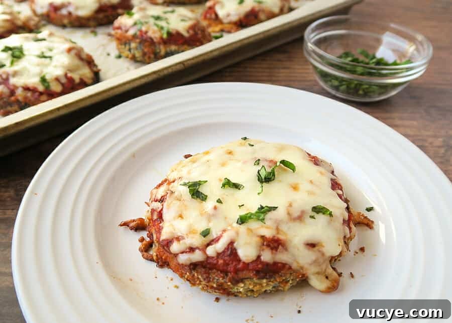 Crispy Baked Eggplant Parmesan (No-Fry, Simple Recipe) 17 Crispy Eggplant Parmesan {No-Fry, Baked, Easy Recipe}