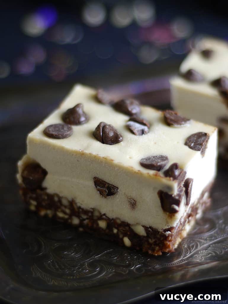 Raw Chocolate Chip Slice (Free From: dairy, gluten & grains, refined sugar)