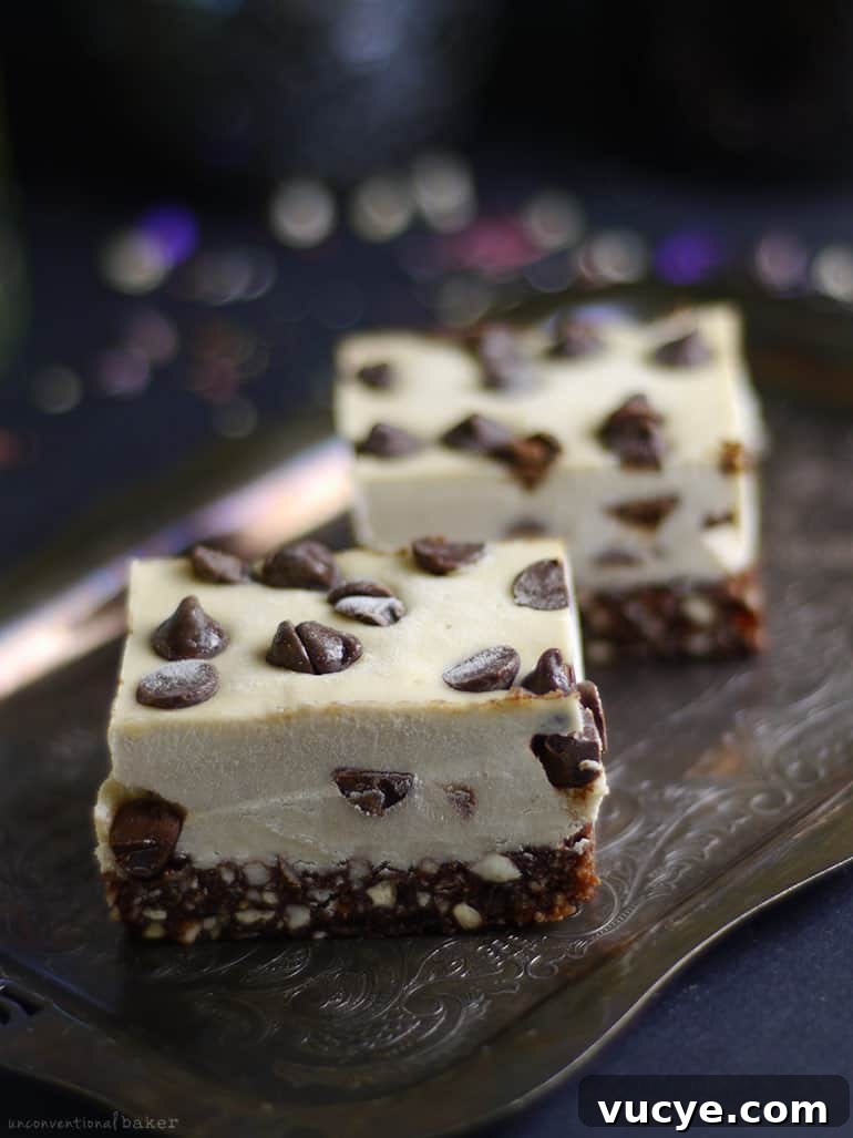 Raw Chocolate Chip Slice (Free From: dairy, gluten & grains, refined sugar)