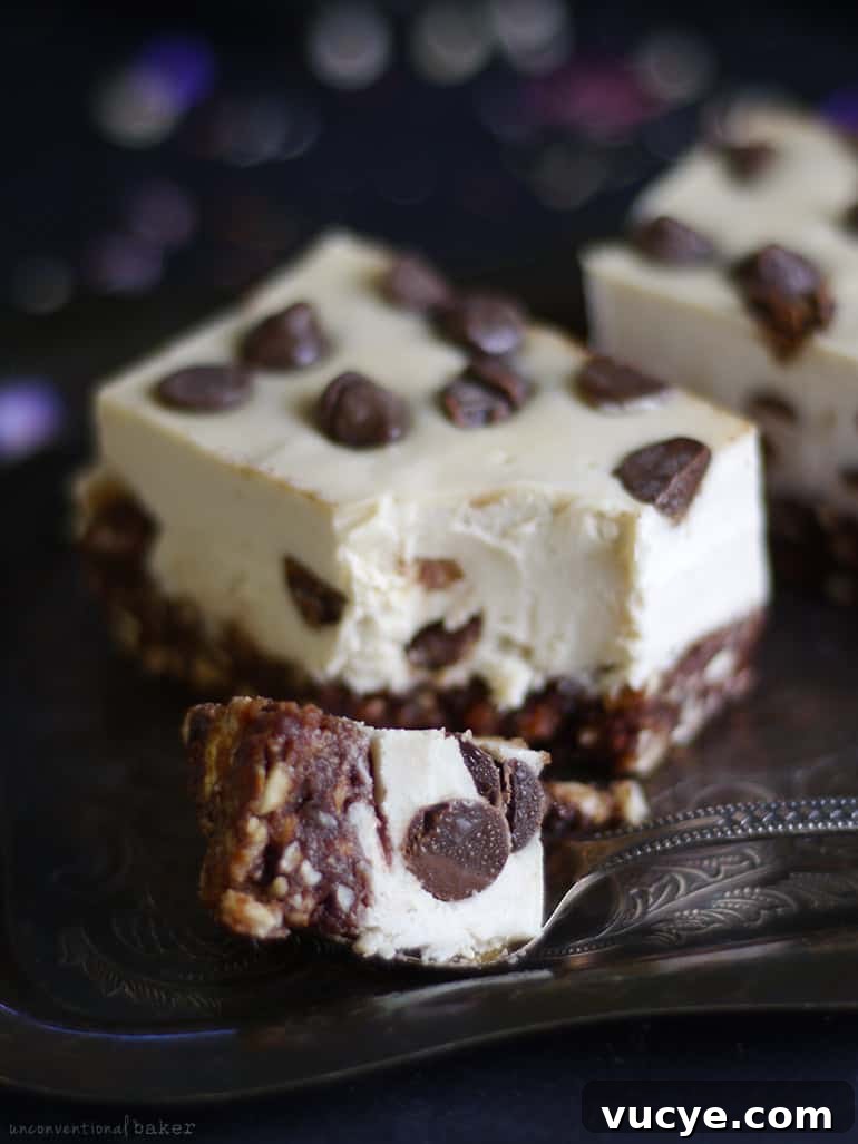 Raw Chocolate Chip Slice (Free From: dairy, gluten & grains, refined sugar)