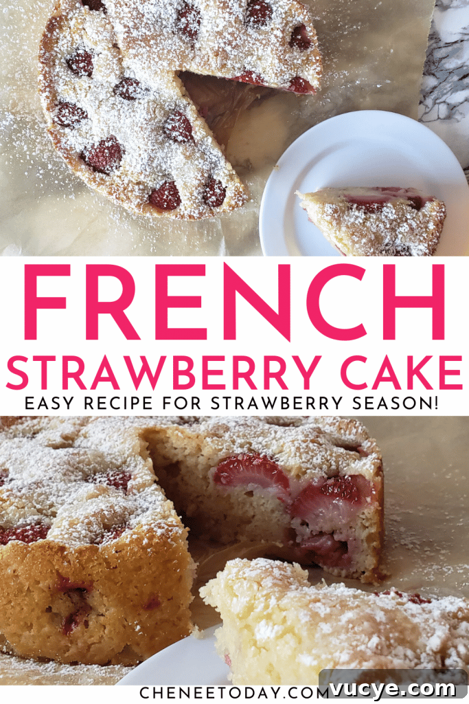 Classic French Strawberry Tart Recipe for Summer Gatherings 6 Pin French Strawberry Cake