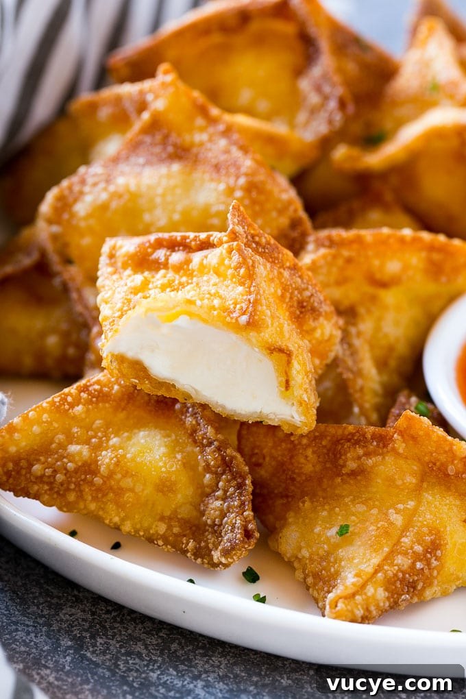 Cream Cheese Rangoons are so easy to make at home and are a fun and delicious appetizer.