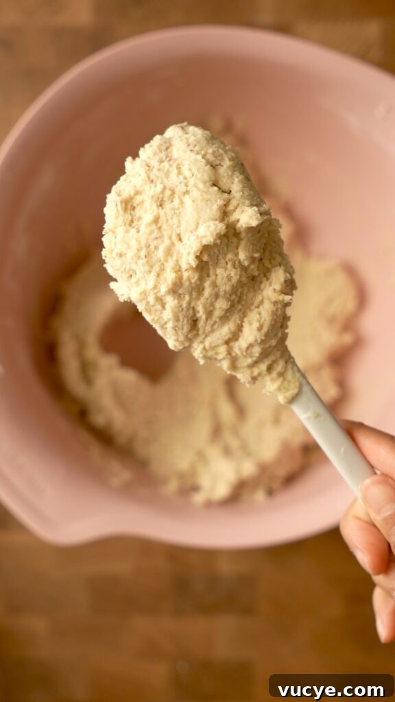 Dough coming together