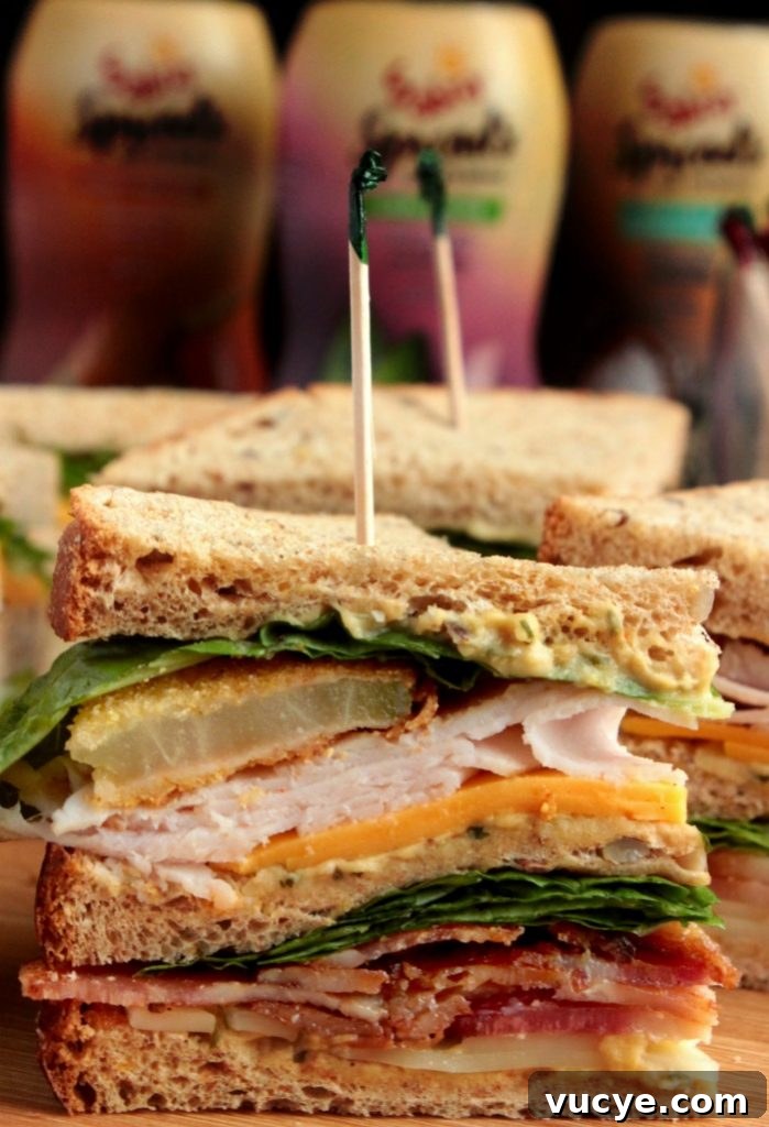 Fried Green Tomato Club Sandwich Recipe and Serving Tips 2 Fried Green Tomato Club Sandwich