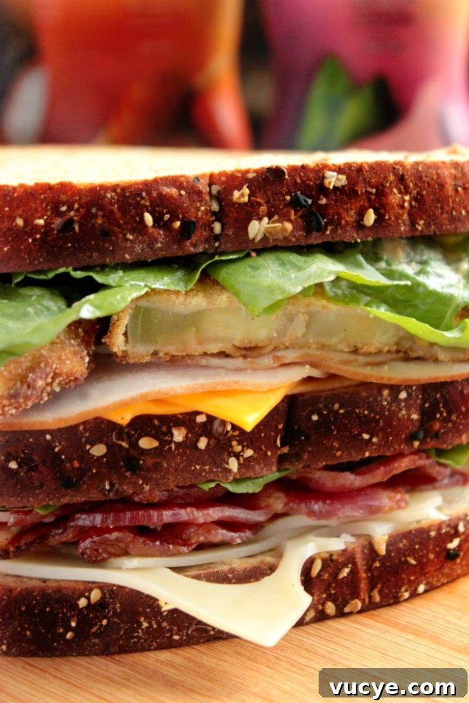 Fried Green Tomato Club Sandwich Recipe and Serving Tips 10 Fried Green Tomato Club Sandwich