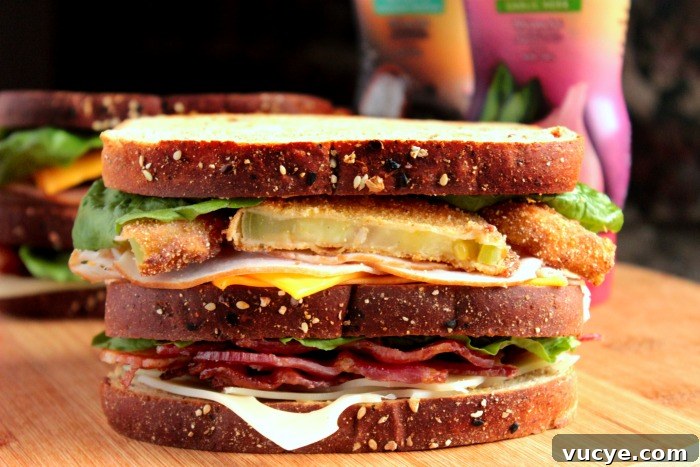 Fried Green Tomato Club Sandwich Recipe and Serving Tips 14 Fried Green Tomato Club Sandwich