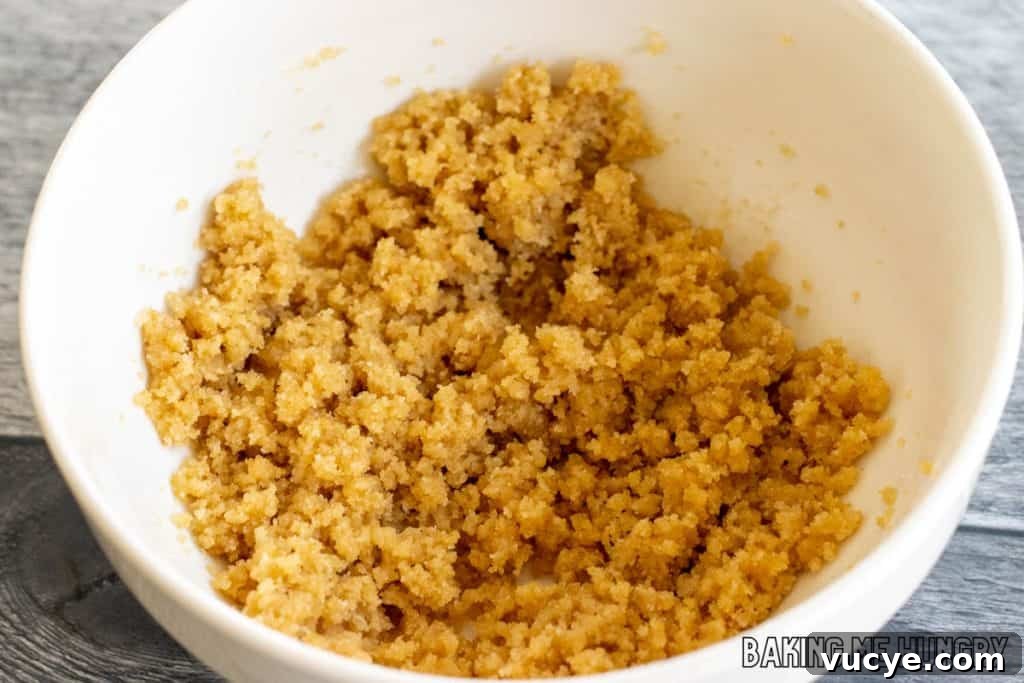 butter mixed with sugar