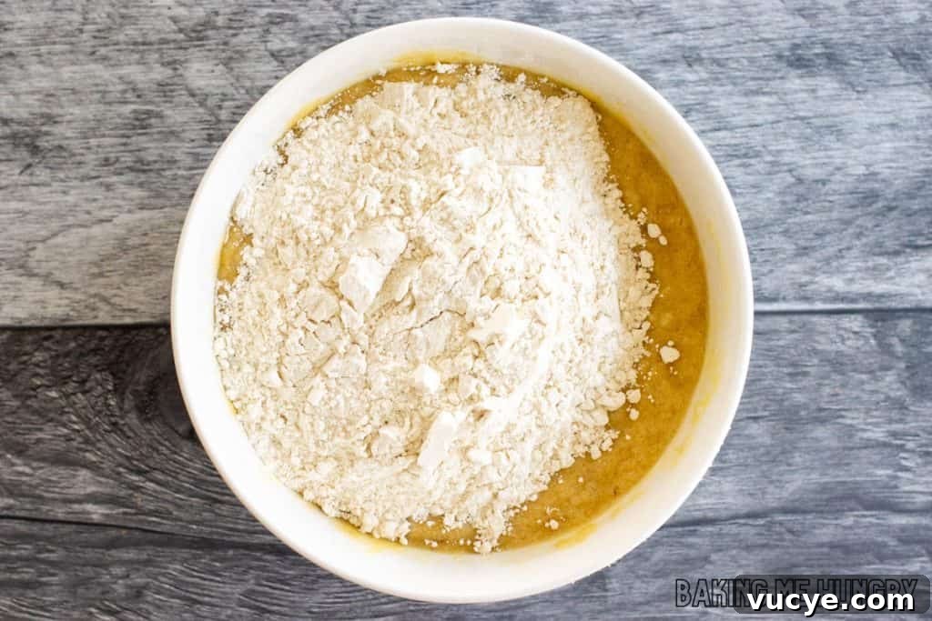 dry ingredients in bowl
