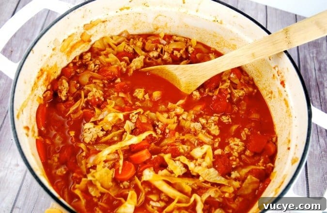 Hearty Stuffed Cabbage Soup Recipe (Comforting One-Pot Meal) 2 Stuffed Cabbage Soup