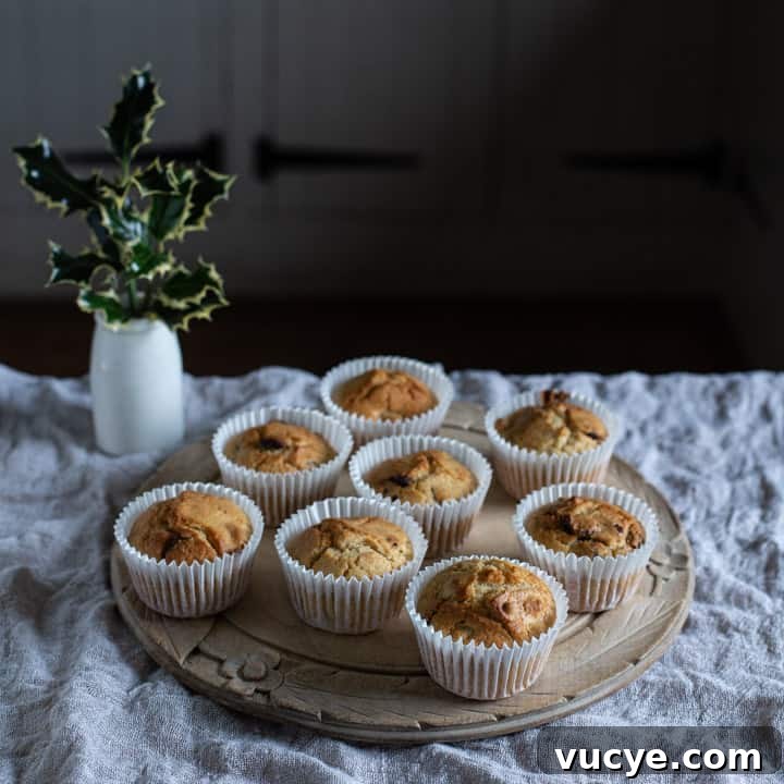 finished muffins close up