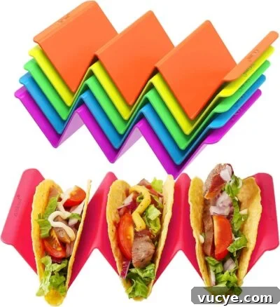 Taco Bell Quesadilla Sauce: Copycat Recipe & Serving Tips 7 colorful taco holders