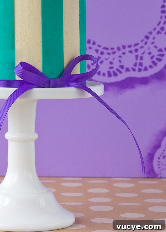 Buttercream Stripe Techniques: Part 2 Tutorial 17 Perfect Buttercream Stripes Cake {Tutorial}