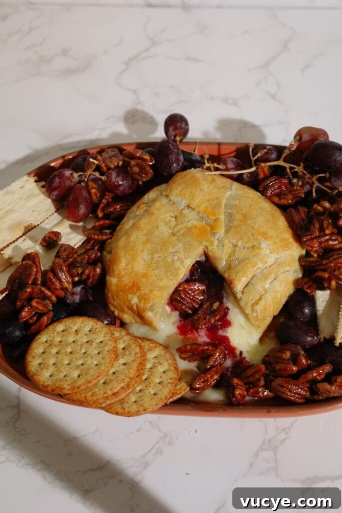 baked brie recipe served for parties