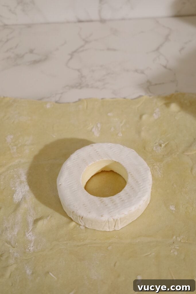 baked brie recipe step two