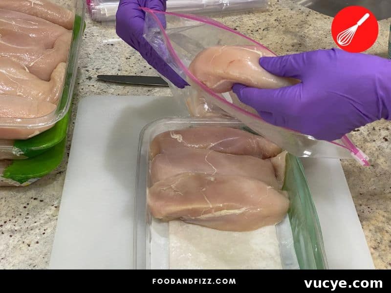 Raw Chicken Left Out Overnight: Is It Safe to Eat? 5 Raw chicken should be properly wrapped and stored away from other foods to prevent cross contamination.