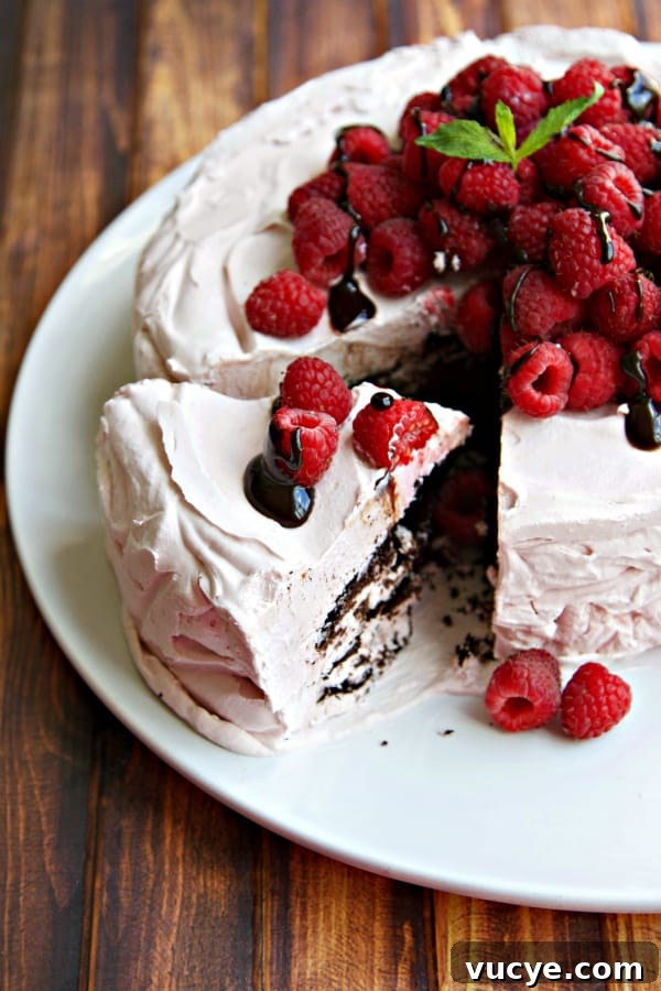 Best Chocolate Raspberry Icebox Cake Recipe