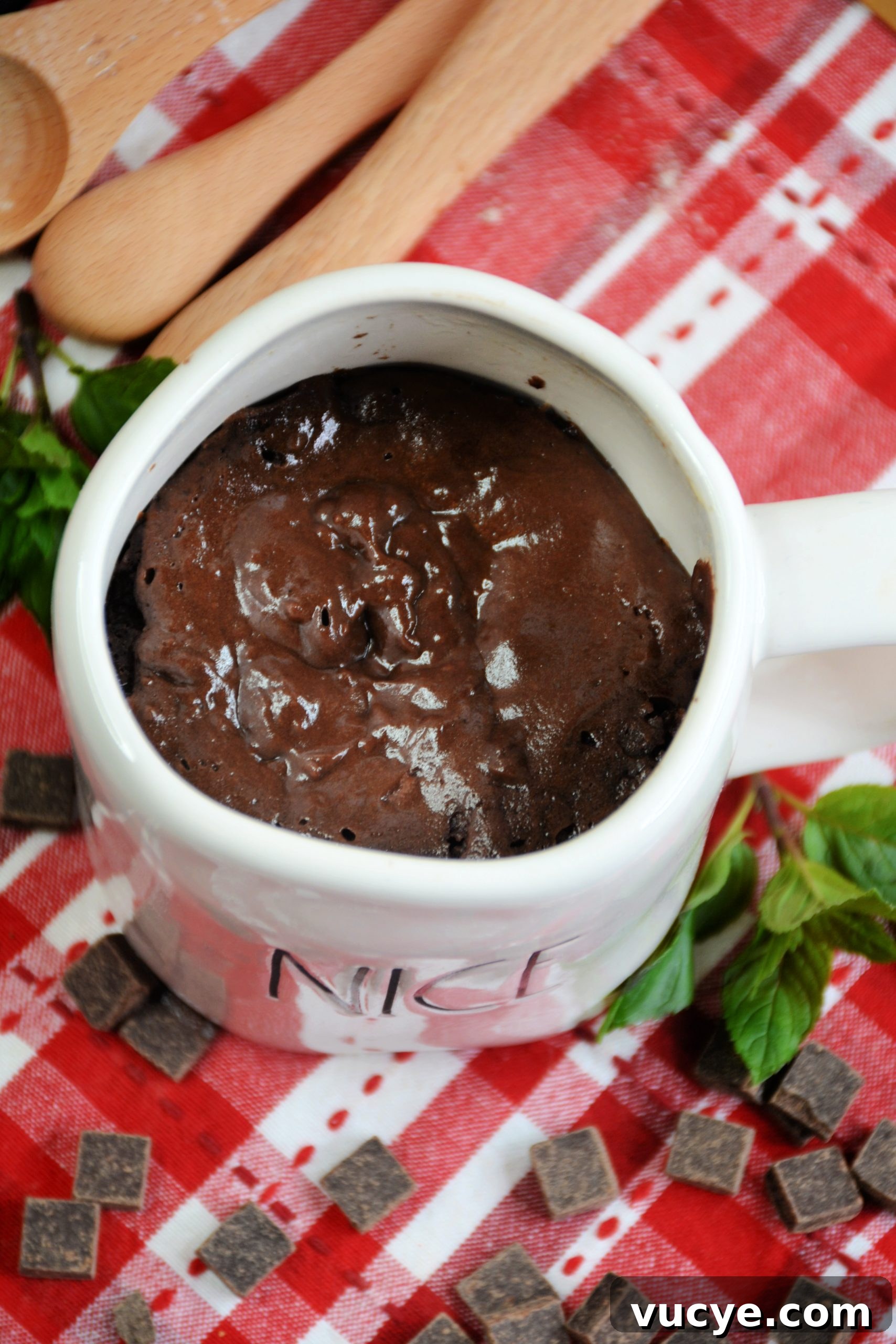 One-Minute Chocolate Mug Cake Recipe 2 Skinny Chocolate Mug Cake
